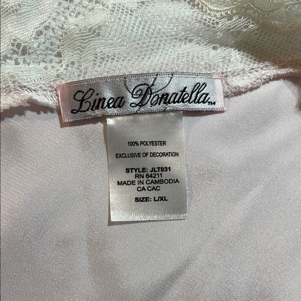 Linea Donatella Pink Sequin Robe Large - Picture 14 of 16